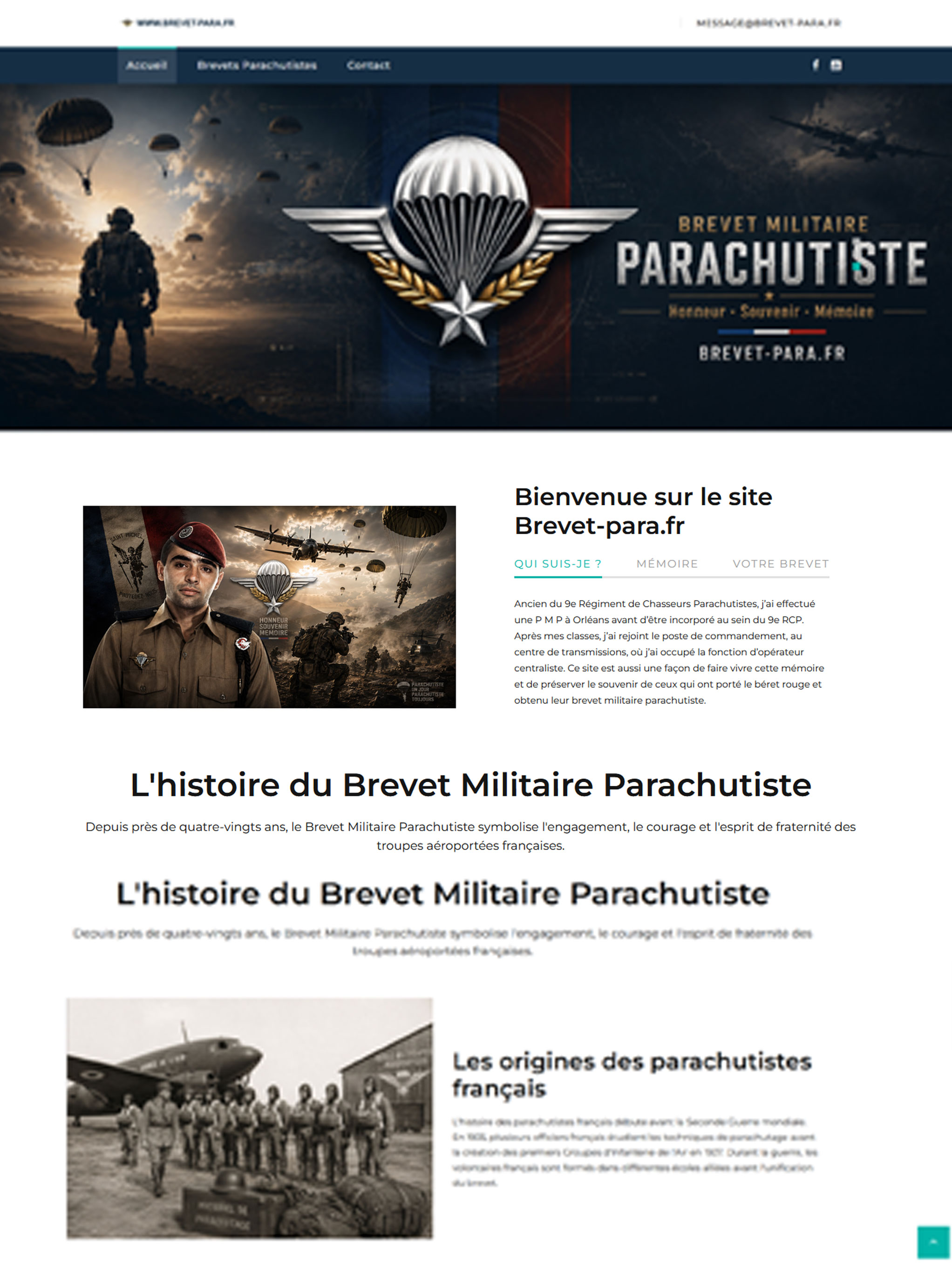 Brevet Militaire Parachutiste - www.brevet-para.fr