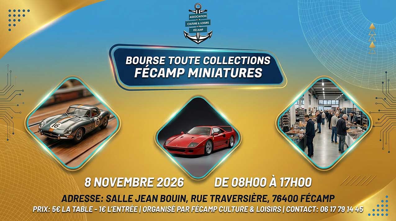 bourse toute collections 8 novembre 2026 Fécamp